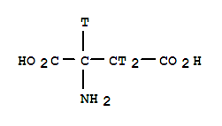 L-aspartic acid, [2,3-3h] Structure,78333-13-8Structure