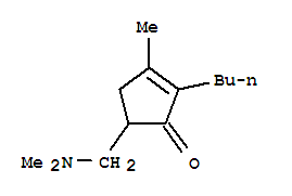 2-Cyclopenten-1-one,2-butyl-5-[(dimethylamino)methyl]-3-methyl-(9ci) Structure,784079-91-0Structure