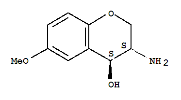 2H-1-benzopyran-4-ol,3-amino-3,4-dihydro-6-methoxy-,trans-(9ci) Structure,784081-53-4Structure