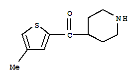 Methanone, (4-methyl-2-thienyl)-4-piperidinyl-(9ci) Structure,784122-63-0Structure