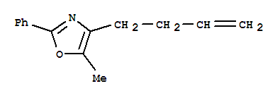 Oxazole, 4-(3-butenyl)-5-methyl-2-phenyl-(9ci) Structure,784149-80-0Structure