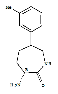 2H-azepin-2-one,3-aminohexahydro-6-(3-methylphenyl)-,(3r)-(9ci) Structure,784156-08-7Structure