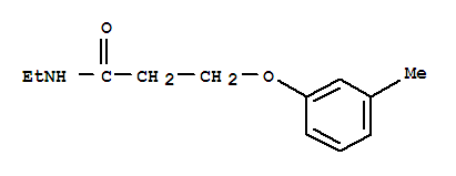 Propanamide, n-ethyl-3-(3-methylphenoxy)-(9ci) Structure,784188-61-0Structure