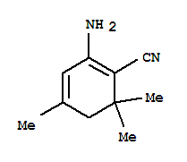 1,3-Cyclohexadiene-1-carbonitrile, 2-amino-4,6,6-trimethyl- Structure,78450-20-1Structure