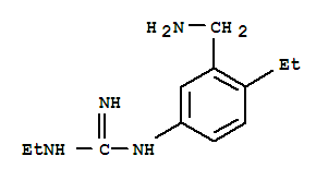 Guanidine, n-[3-(aminomethyl)-4-ethylphenyl]-n-ethyl-(9ci) Structure,785027-16-9Structure