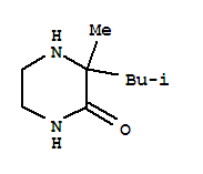 Piperazinone, 3-methyl-3-(2-methylpropyl)-(9ci) Structure,78551-70-9Structure