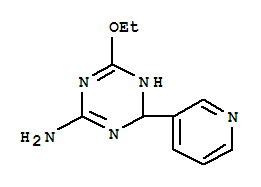 1,3,5-Triazin-2-amine,4-ethoxy-1,6-dihydro-6-(3-pyridinyl)-(9ci) Structure,785719-54-2Structure