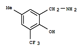 Phenol, 2-(aminomethyl)-4-methyl-6-(trifluoromethyl)-(9ci) Structure,785720-54-9Structure