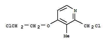 Pyridine, 4-(2-chloroethoxy)-2-(chloromethyl)-3-methyl-(9ci) Structure,785739-63-1Structure