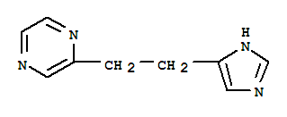 Pyrazine, [2-(1h-imidazol-4-yl)ethyl]-(9ci) Structure,785765-17-5Structure