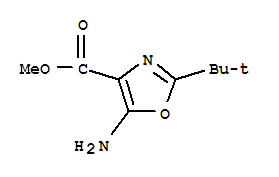 4-Oxazolecarboxylicacid,5-amino-2-(1,1-dimethylethyl)-,methylester(9ci) Structure,785805-35-8Structure