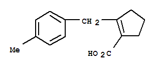 1-Cyclopentene-1-carboxylicacid,2-p-methylbenzyl-(5ci) Structure,785814-42-8Structure