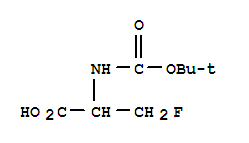 Alanine, n-[(1,1-dimethylethoxy)carbonyl]-3-fluoro-(9ci) Structure,78609-31-1Structure