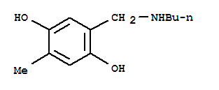 1,4-Benzenediol,1-[(butylamino)methyl]-5-methyl-(9ci) Structure,786579-34-8Structure