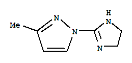 1H-pyrazole,1-(4,5-dihydro-1h-imidazol-2-yl)-3-methyl-(9ci) Structure,786588-78-1Structure