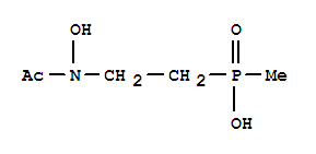 Phosphinic acid, [2-(acetylhydroxyamino)ethyl]methyl-(9ci) Structure,786592-70-9Structure