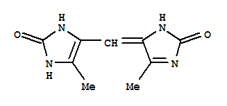 2H-imidazol-2-one,4-[(2,3-dihydro-5-methyl-2-oxo-4h-imidazol-4-ylidene)methyl]-1,3-dihydro-5-methyl-(9ci) Structure,786593-65-5Structure