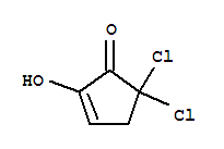 2-Cyclopenten-1-one, 5,5-dichloro-2-hydroxy- Structure,786703-13-7Structure