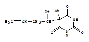 2,4,6(1H,3h,5h)-pyrimidinetrione,5-ethyl-5-(1-methyl-3-butenyl)-(9ci) Structure,787494-76-2Structure