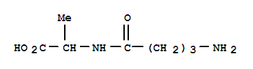 Alanine, n-(4-amino-1-oxobutyl)- Structure,787510-60-5Structure