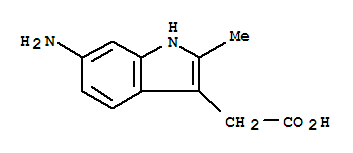 1H-indole-3-aceticacid,6-amino-2-methyl-(9ci) Structure,787545-15-7Structure