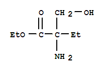 Isovaline, 2-hydroxy-, ethyl ester Structure,78843-73-9Structure