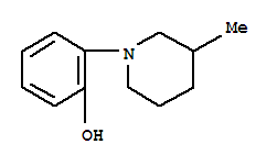 1-(2-Hydroxyphenyl)-3-methylpiperidine Structure,78864-00-3Structure