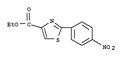 2-(4-Nitro-phenyl)-thiazole-4-carboxylic acid ethyl ester Structure,78979-64-3Structure