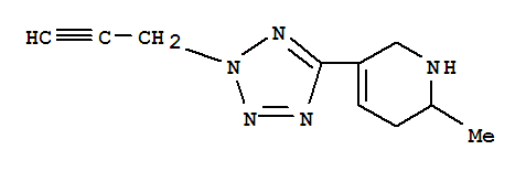 Pyridine, 1,2,3,6-tetrahydro-2-methyl-5-[2-(2-propynyl)-2h-tetrazol-5-yl]-(9ci) Structure,790171-81-2Structure