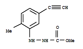 Hydrazinecarboxylic acid, 2-(5-ethynyl-2-methylphenyl)-, methyl ester (9ci) Structure,790228-16-9Structure