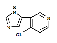 Pyridine, 4-chloro-3-(1h-imidazol-4-yl)-(9ci) Structure,790262-76-9Structure