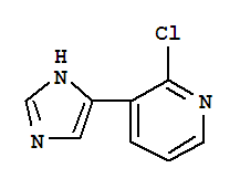 Pyridine, 2-chloro-3-(1h-imidazol-4-yl)-(9ci) Structure,790262-80-5Structure