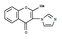 4H-1-benzopyran-4-one,3-(1h-imidazol-1-yl)-2-methyl-(9ci) Structure,790617-62-8Structure