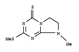 Imidazo[1,2-a]-1,3,5-triazine-4(6h)-thione, 7,8-dihydro-8-methyl-2-(methylthio)-(9ci) Structure,790619-44-2Structure