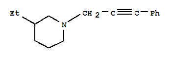 Piperidine, 3-ethyl-1-(3-phenyl-2-propynyl)-(9ci) Structure,790655-96-8Structure