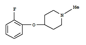 Piperidine, 4-(2-fluorophenoxy)-1-methyl-(9ci) Structure,790667-57-1Structure