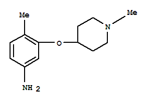 Benzenamine, 4-methyl-3-[(1-methyl-4-piperidinyl)oxy]-(9ci) Structure,790667-72-0Structure