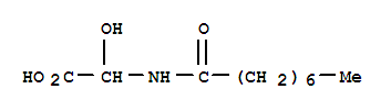 Acetic acid, hydroxy[(1-oxooctyl)amino]-(9ci) Structure,790676-98-1Structure