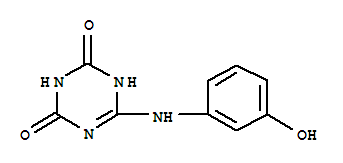 1,3,5-Triazine-2,4(1h,3h)-dione, 6-[(3-hydroxyphenyl)amino]-(9ci) Structure,791001-11-1Structure