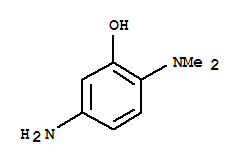 Phenol, 5-amino-2-(dimethylamino)-(9ci) Structure,791548-93-1Structure