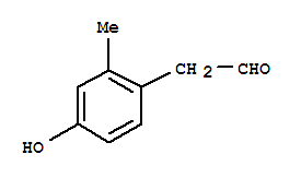 Benzeneacetaldehyde, 4-hydroxy-2-methyl-(9ci) Structure,791594-78-0Structure