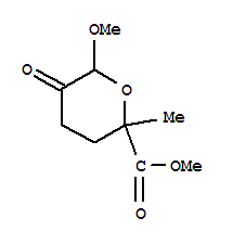 2H-pyran-2-carboxylicacid,tetrahydro-6-methoxy-2-methyl-5-oxo-,methylester(9ci) Structure,791612-76-5Structure