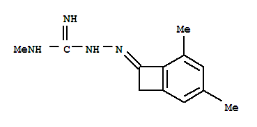 Hydrazinecarboximidamide, 2-(3,5-dimethylbicyclo[4.2.0]octa-1,3,5-trien-7-ylidene)-n-methyl-(9ci) Structure,791726-09-5Structure