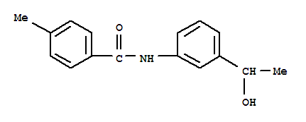 Benzamide, n-[3-(1-hydroxyethyl)phenyl]-4-methyl-(9ci) Structure,791841-93-5Structure