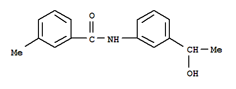 Benzamide, n-[3-(1-hydroxyethyl)phenyl]-3-methyl-(9ci) Structure,791841-96-8Structure