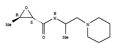 Oxiranecarboxamide, 3-methyl-n-[1-methyl-2-(1-piperidinyl)ethyl]-, (2s,3r)-(9ci) Structure,791855-86-2Structure