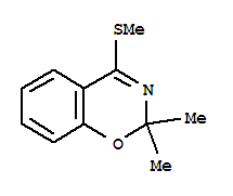 2H-1,3-benzoxazine,2,2-dimethyl-4-(methylthio)-(9ci) Structure,792133-57-4Structure