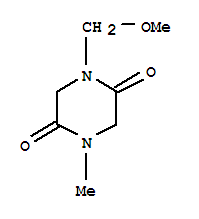 2,5-Piperazinedione,1-(methoxymethyl)-4-methyl-(9ci) Structure,79247-68-0Structure