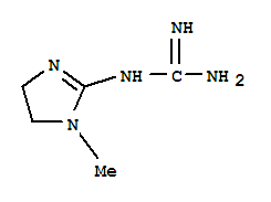 Guanidine, (4,5-dihydro-1-methyl-1h-imidazol-2-yl)-(9ci) Structure,792847-19-9Structure