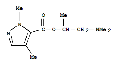 1H-pyrazole-5-carboxylicacid,1,4-dimethyl-,2-(dimethylamino)-1-methylethylester(9ci) Structure,792860-77-6Structure